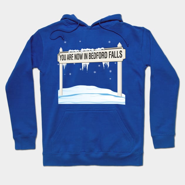 Bedford Falls Hoodie by PopCultureShirts